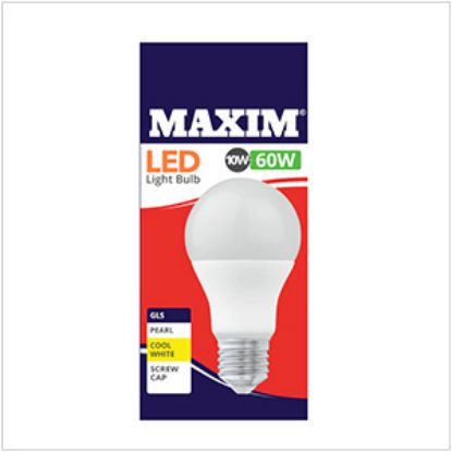 Picture of Maxim LED Bulb GLS BC WW 10w/60w x10